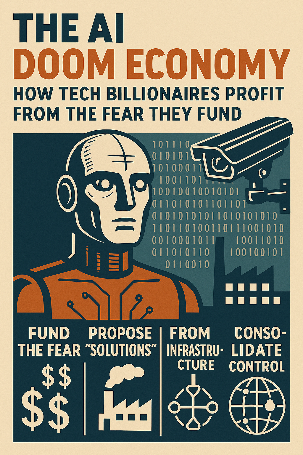 A retro-styled infographic titled 