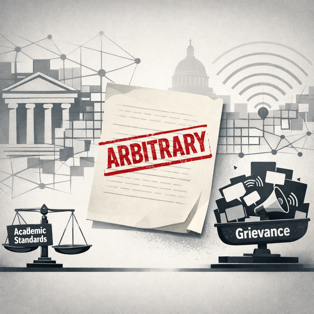 “Arbitrary” Is the Tell: How Universities Teach Grievance Instead of&nbsp;Thinking